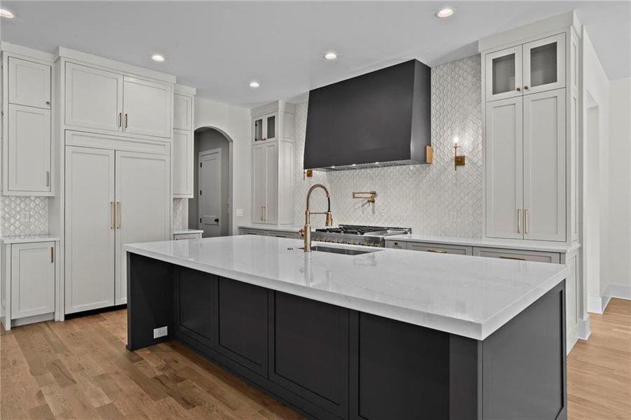 Furnished interior view inside a new home in , Atlanta (Image 10).