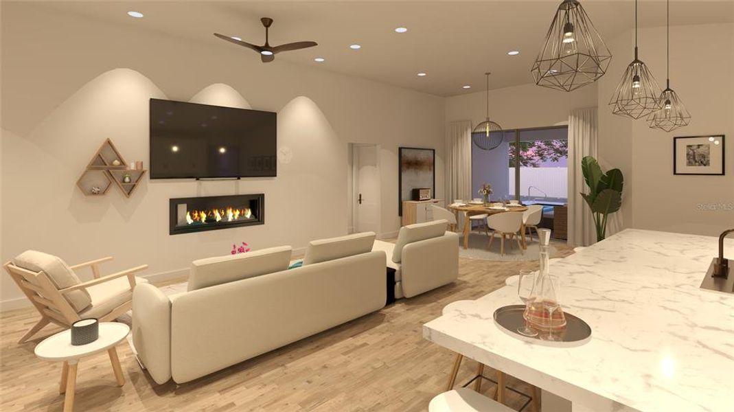 Furnished interior view inside a new home in , Palm Bay (Image 3).