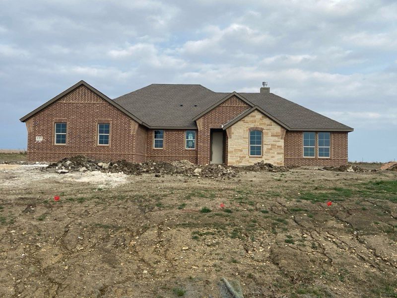 In-progress construction of a new home in Hillview Addition, Decatur, TX (Image 3).