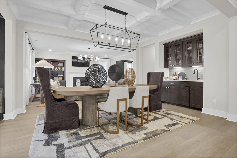 Furnished interior view inside a new home in Hewing Farms, Summerville (Image 10).