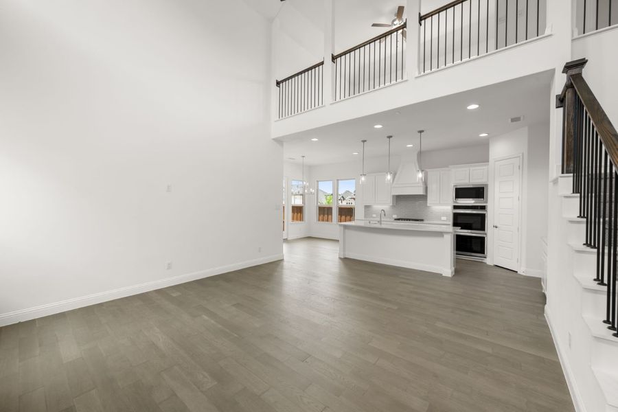 Representative unfurnished interior of a home built from the Aspen by Windsor Homes in Walton Ridge, Corinth (Image 14). Representative unfurnished interior of a home built from the Aspen by Windsor Homes in Walton Ridge, Corinth (Image 14).