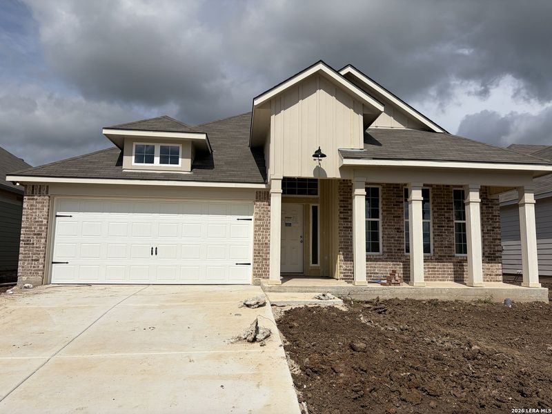 In-progress construction of a new home in Arroyo Ranch, Seguin, TX (Image 12).
