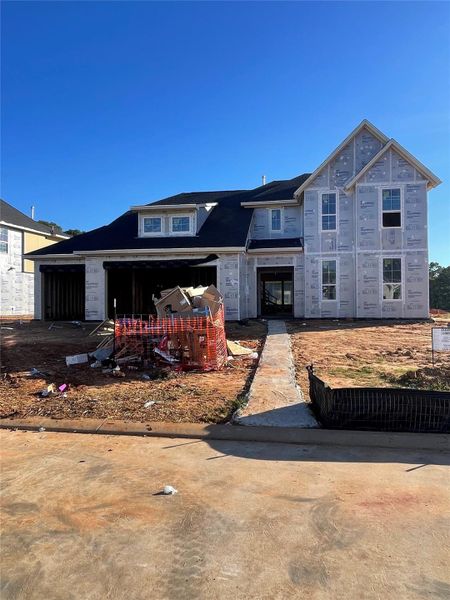 In-progress construction of a new home in Brook Bend at Clopton Farms, Montgomery, TX (Image 20).