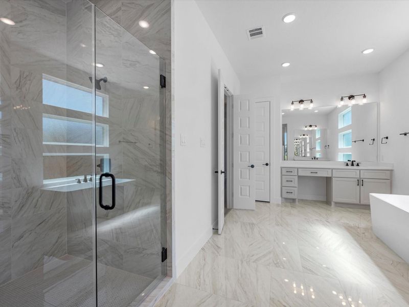 Furnished interior view inside a new home in Woodson’s Reserve, Spring (Image 9).