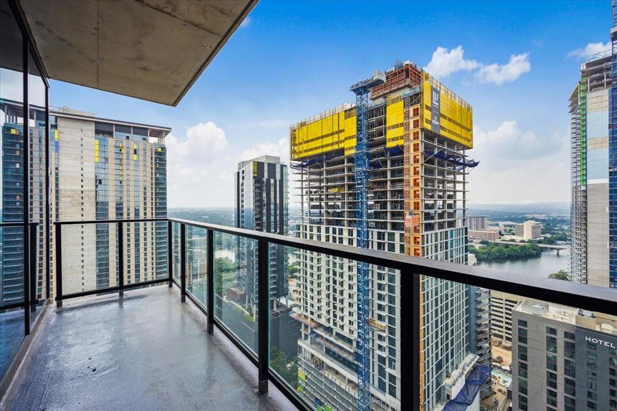 Balcony looking to the Lake