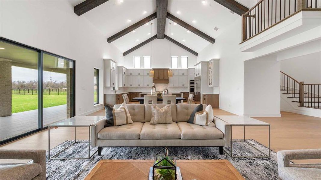 Furnished interior view inside a new home in Enchanted Creek, Lucas (Image 12).