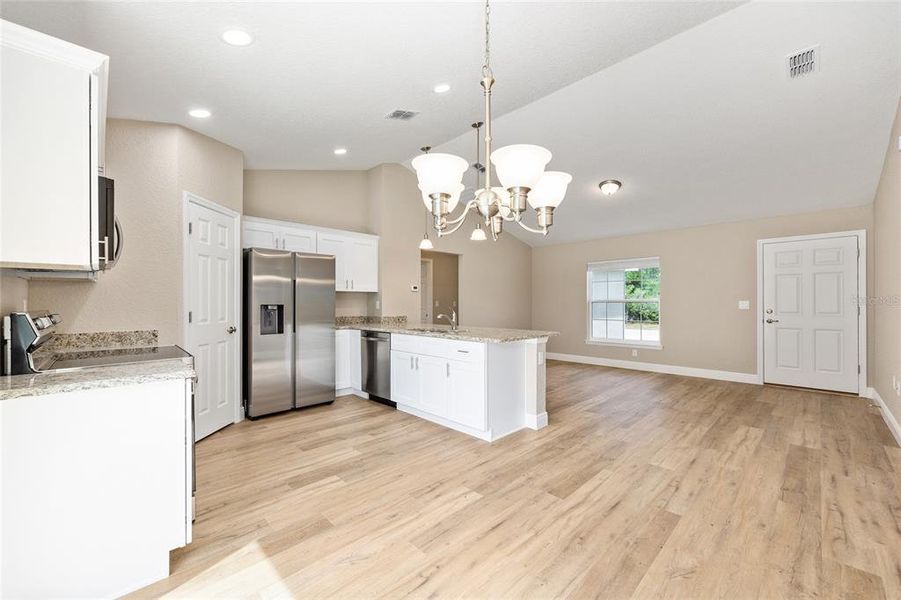 Furnished interior view inside a new home in , Citrus Springs (Image 5).