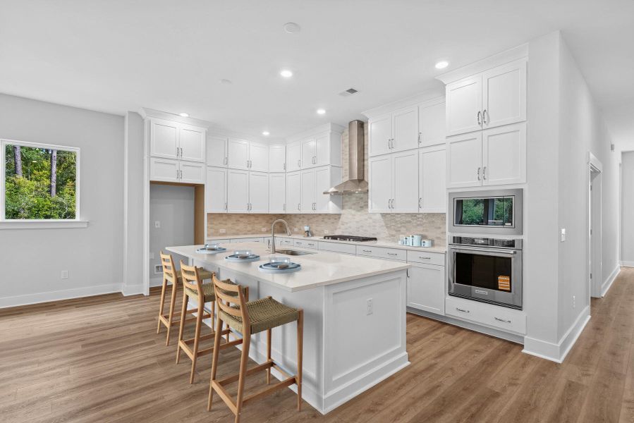 Furnished interior view inside a new home in Point Hope - Village Collection, Charleston (Image 8).