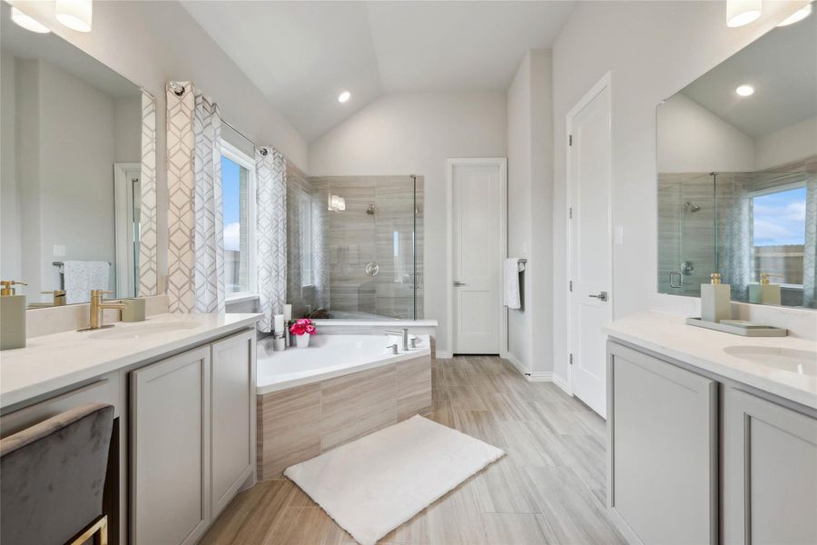 Model home photos of similar floorplans, not pictures of actual home.