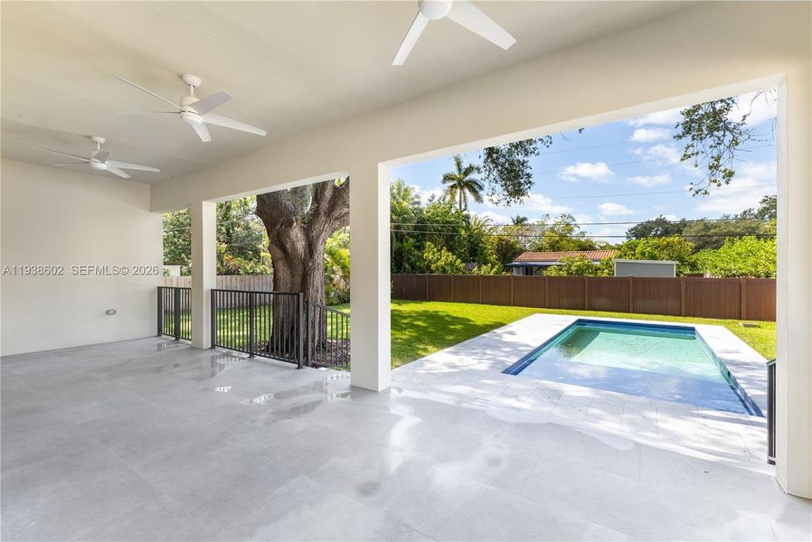 Exterior details and patio area of a home in , Biscayne Park (Image 32).