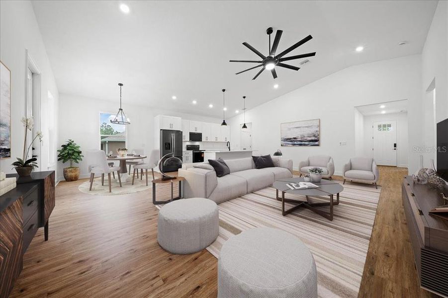 Furnished interior view inside a new home in , Weeki Wachee (Image 13).