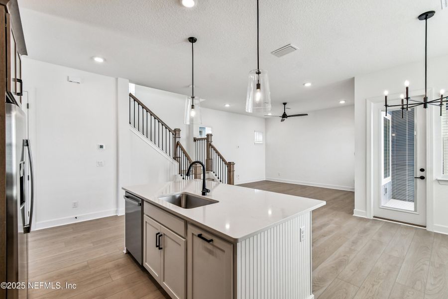 Furnished interior view inside a new home in , Jacksonville (Image 11).