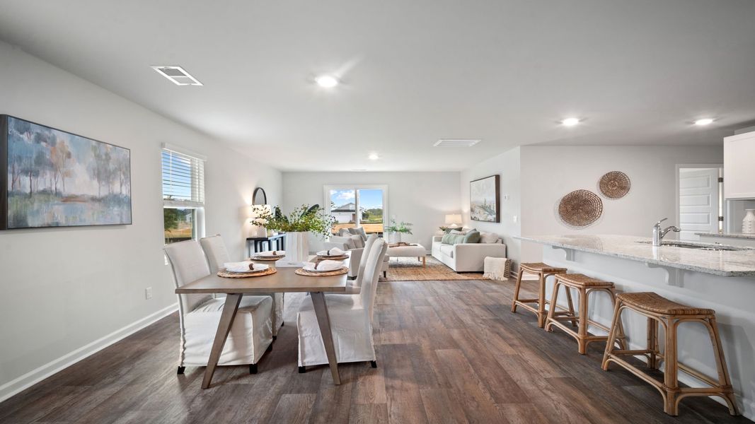 Furnished interior view inside a new home in Holly Oaks, Statesboro (Image 6).