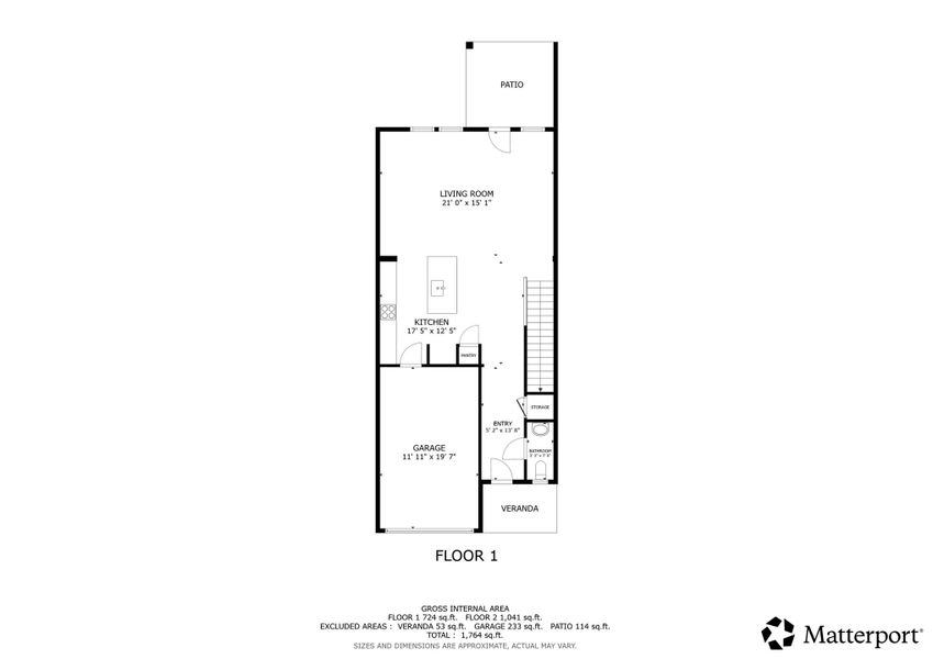 2D floor plan layout of this home in , North Charleston, SC (Image 5).