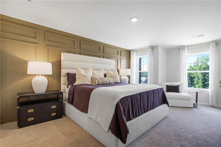 Furnished interior view inside a new home in Harvest Park, Decatur (Image 13).