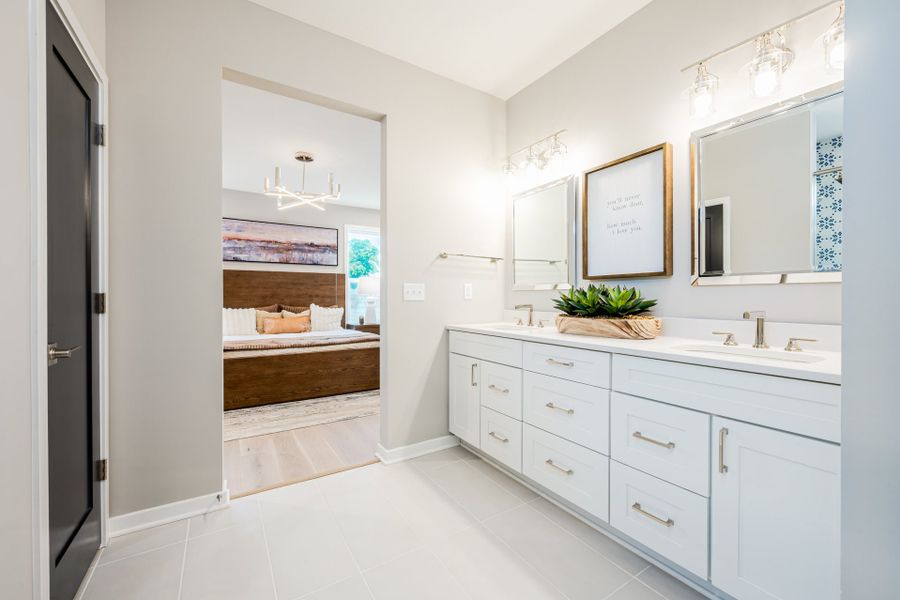 Representative furnished interior of a home built from the Olive by Fischer Homes in Easton Park, Dallas (Image 20). Representative furnished interior of a home built from the Olive by Fischer Homes in Easton Park, Dallas (Image 20).