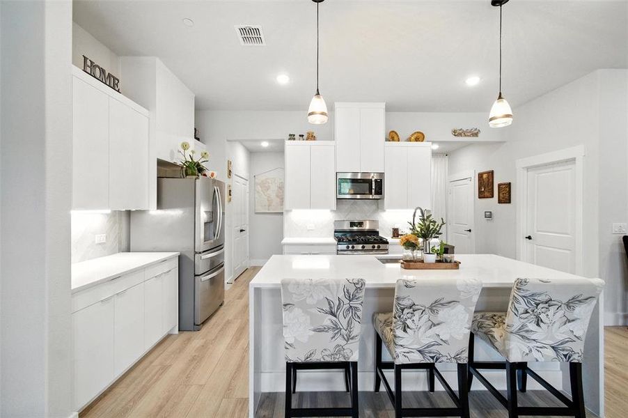 Furnished interior view inside a new home in , Arlington (Image 22).