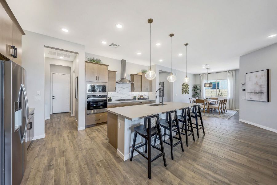 Furnished interior view inside a new home in Miravida, Surprise (Image 18). Furnished interior view inside a new home in Miravida, Surprise (Image 18).