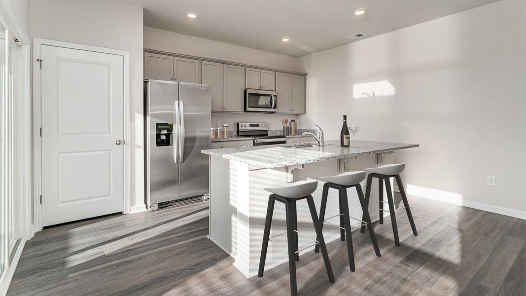 Furnished interior view inside a new home in Preserve at Cypress Commons, Conway (Image 4).
