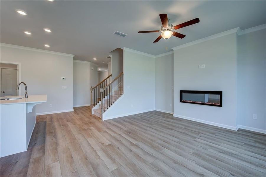 Spacious, unfurnished interior of a new home in Langley Overlook, Loganville (Image 13).