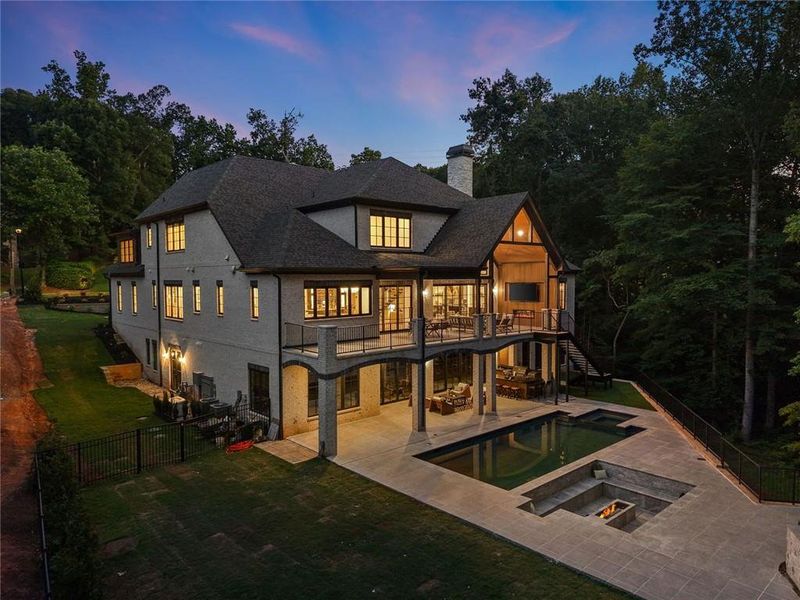 Exterior details and patio area of a home in , Alpharetta (Image 3). Exterior details and patio area of a home in , Alpharetta (Image 3).