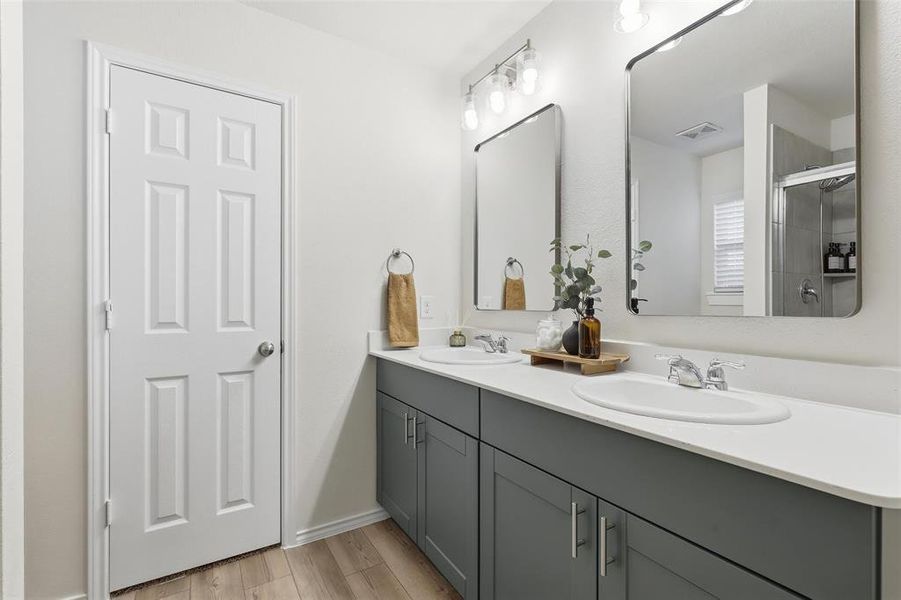 Furnished interior view inside a new home in Newberry Point, Fort Worth (Image 14).