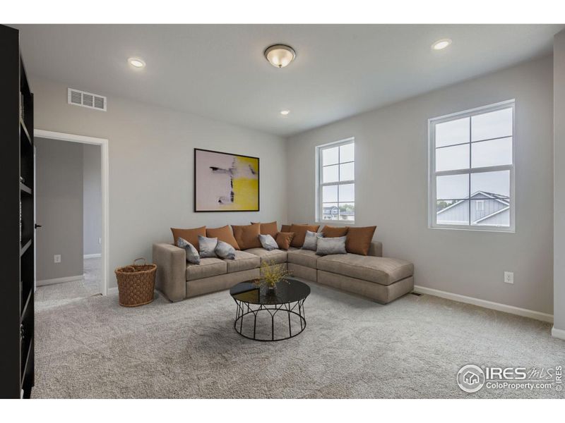 Furnished interior view inside a new home in Country Club Reserve, Fort Collins (Image 23).