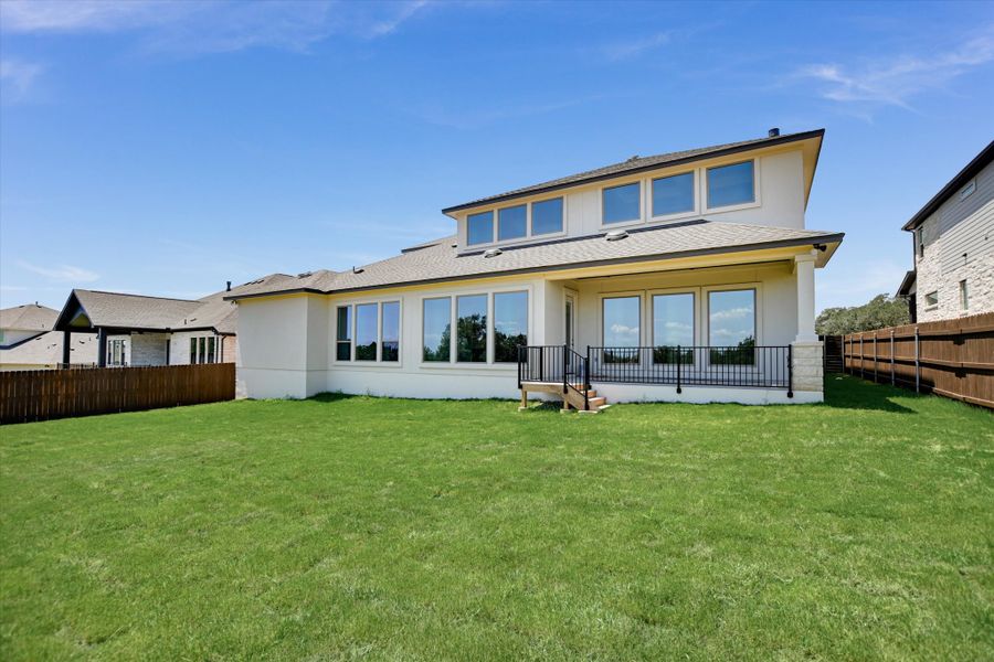 Exterior details and patio area of a home in Riverstone, Georgetown (Image 20). Exterior details and patio area of a home in Riverstone, Georgetown (Image 20).