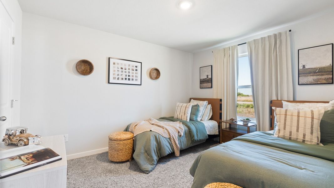 Furnished interior view inside a new home in King's Landing, Corpus Christi (Image 11).