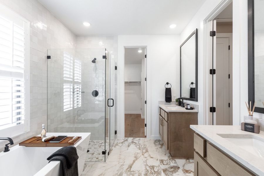 Representative Primary Bathroom - some options shown Representative Primary Bathroom - some options shown