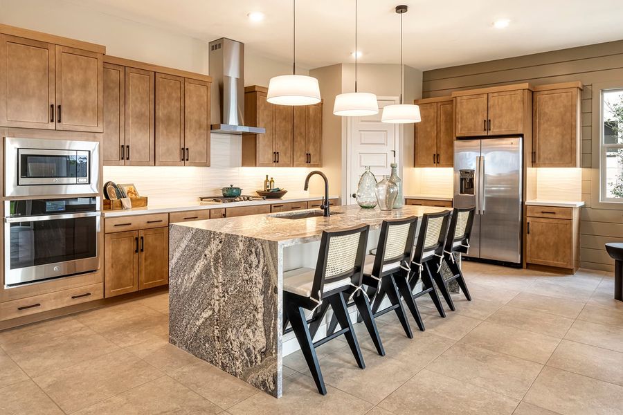 Representative furnished interior of a home built from the Juniper Plan 40-7 by Tri Pointe Homes in Luna at Soleo, Queen Creek (Image 6).
