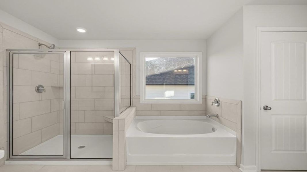 Furnished interior view inside a new home in Hamptons at Riverwood East, Dallas (Image 31).