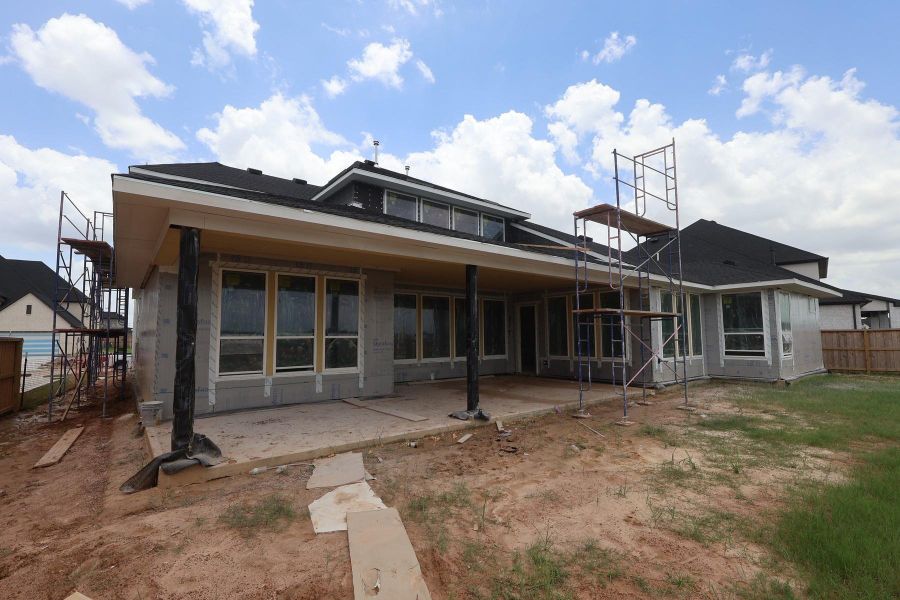 In-progress construction of a new home in Dunham Pointe, Cypress, TX (Image 17). In-progress construction of a new home in Dunham Pointe, Cypress, TX (Image 17).