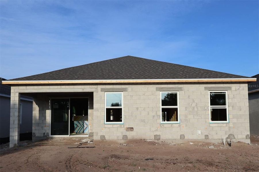 In-progress construction of a new home in Center Lake on the Park, St. Cloud, FL (Image 5).