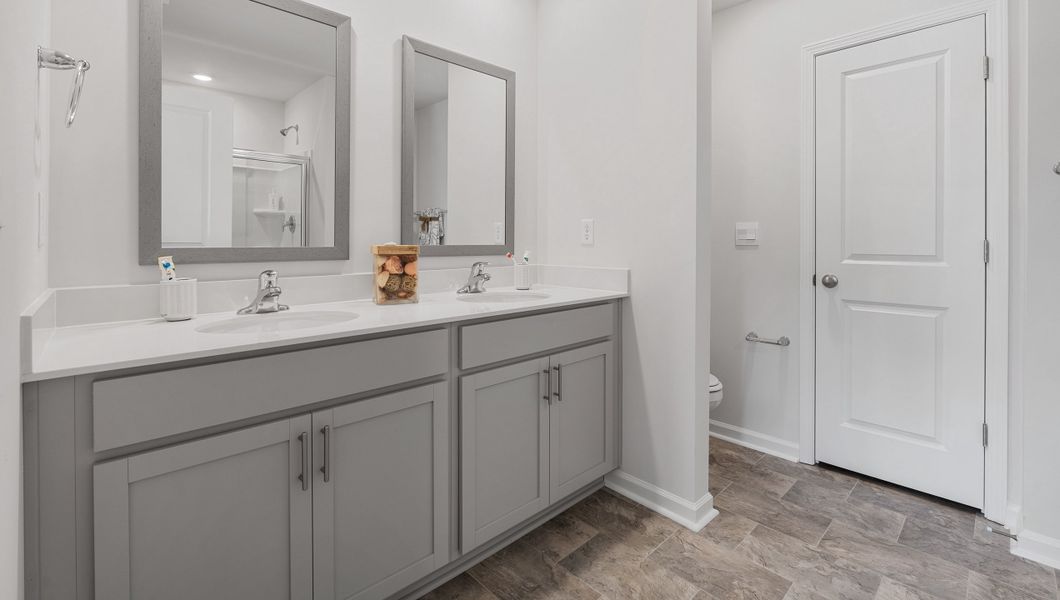 Furnished interior view inside a new home in Tanglewood Townes, Greenville (Image 24).