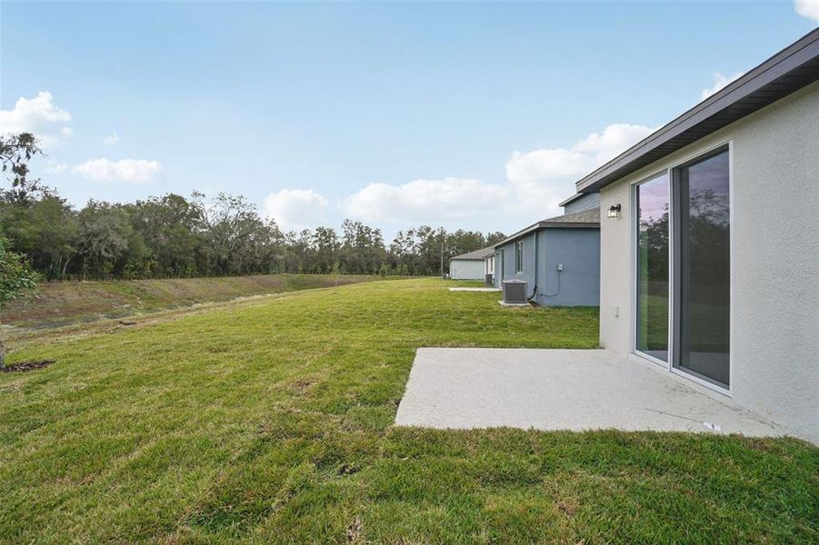 Exterior details and patio area of a home in Leyland Preserve - Classic Series, Brooksville (Image 22).