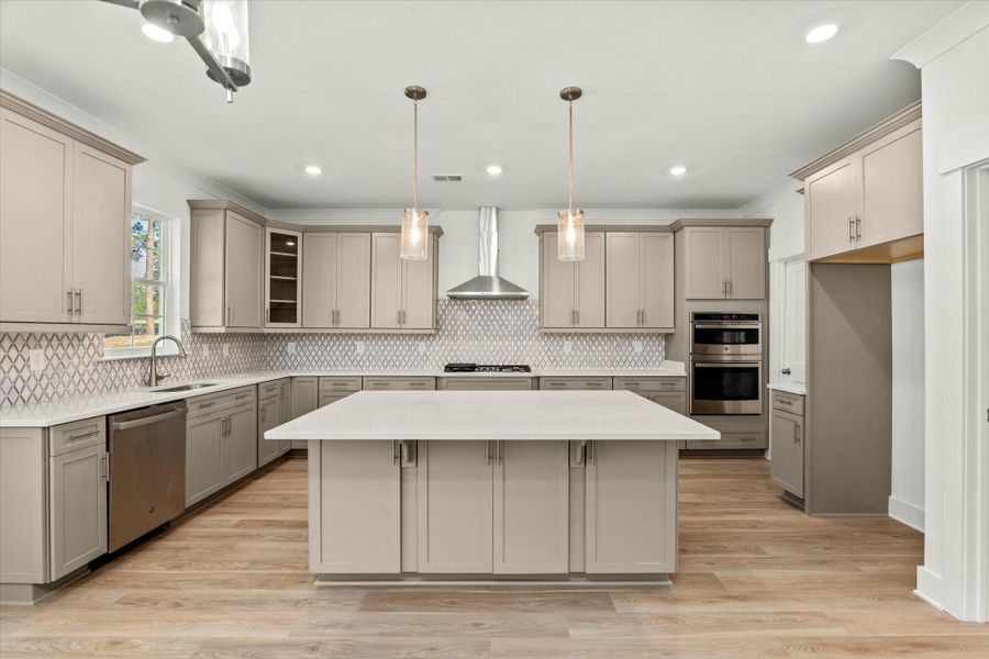 Furnished interior view inside a new home in The Village at Horse Creek, Graniteville (Image 7). Furnished interior view inside a new home in The Village at Horse Creek, Graniteville (Image 7).