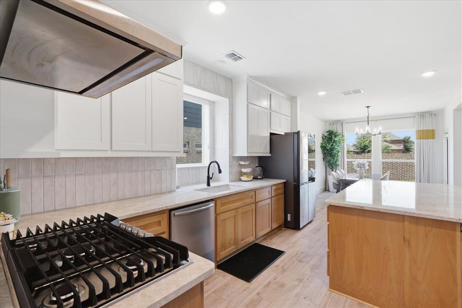 Furnished interior view inside a new home in Valencia on The Lake, Little Elm (Image 19).