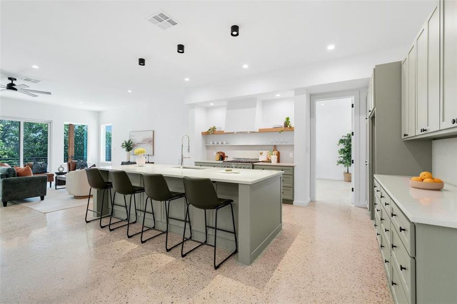 Furnished interior view inside a new home in , River Oaks (Image 12).