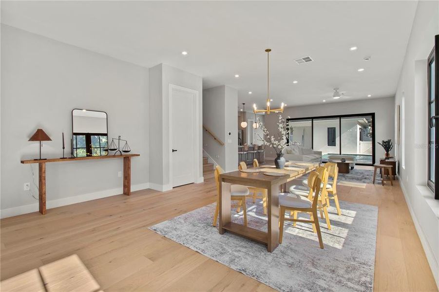 Furnished interior view inside a new home in College Park, Orlando (Image 27). Furnished interior view inside a new home in College Park, Orlando (Image 27).