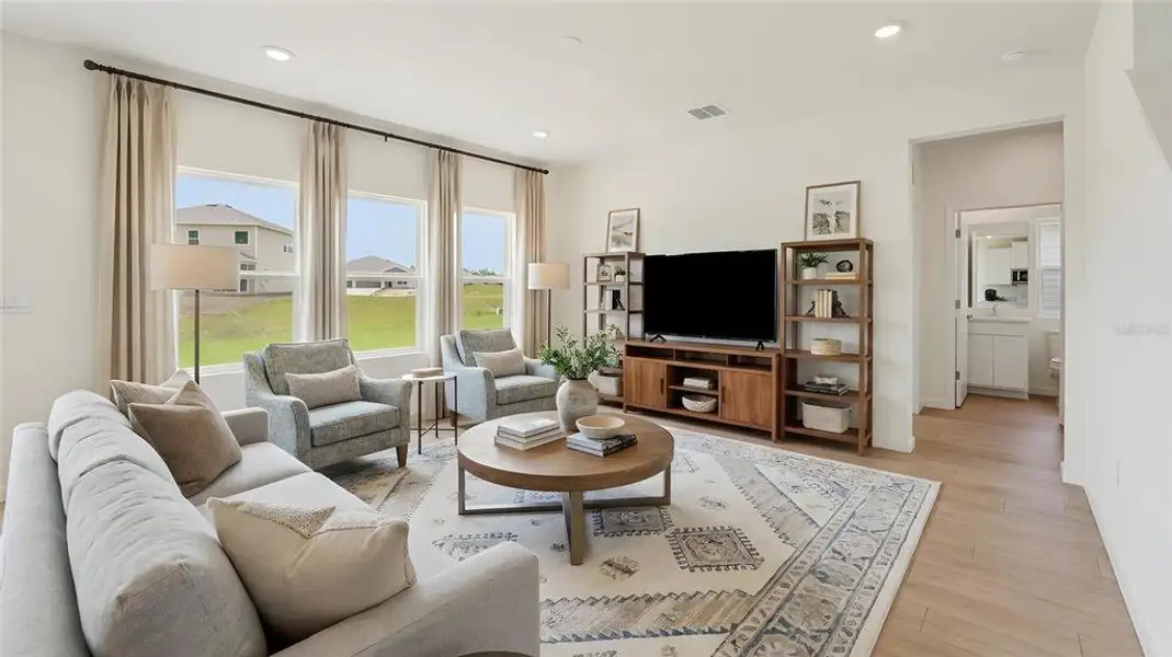 Furnished interior view inside a new home in Briarwood, Alachua (Image 5).