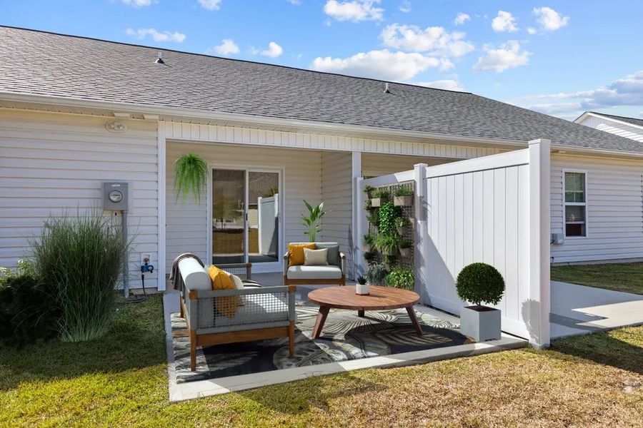 Exterior details of a home in The Villas, Newport (Image 4).