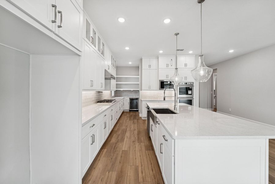 Furnished interior view inside a new home in The Meadows at Imperial Oaks, Conroe (Image 5).