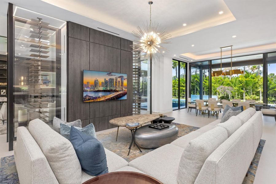Furnished interior view inside a new home in , Boca Raton (Image 15).