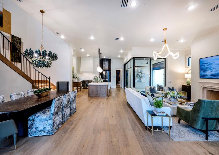 Furnished interior view inside a new home in , Southlake (Image 5).