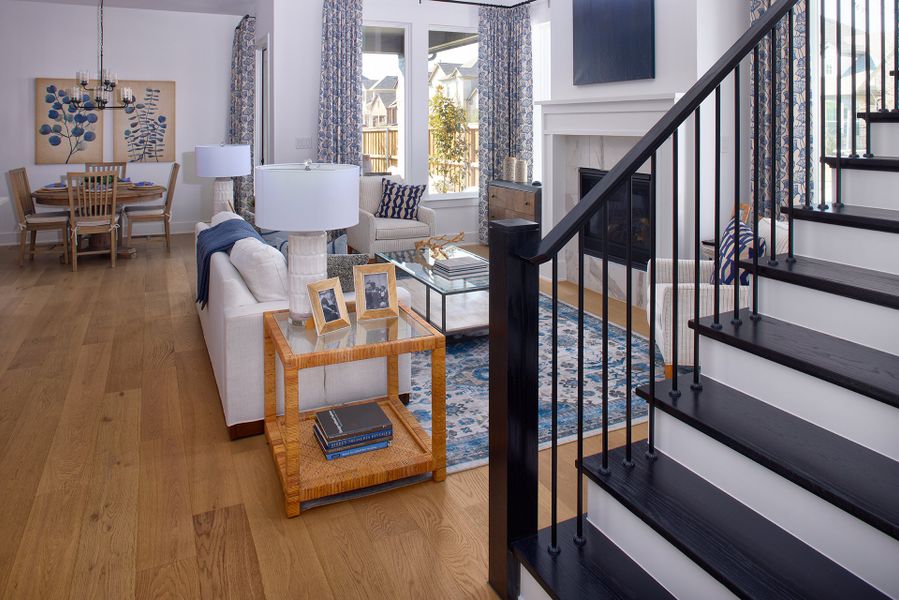 Furnished interior view inside a new home in Edgewater, Royse City (Image 13).