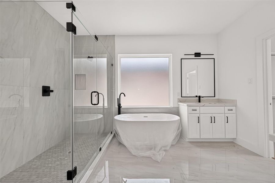 Furnished interior view inside a new home in , Spring (Image 6).