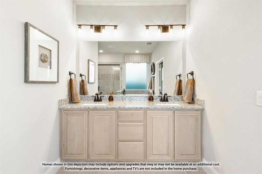 Furnished interior view inside a new home in Silo Mills Classic 50, Joshua (Image 9). Furnished interior view inside a new home in Silo Mills Classic 50, Joshua (Image 9).