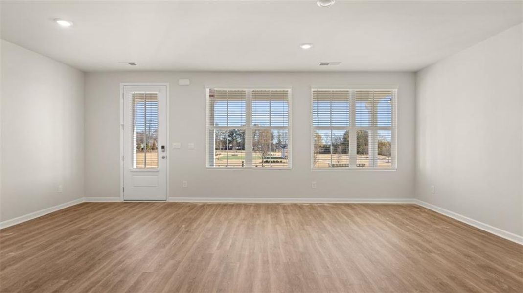 Spacious, unfurnished interior of a new home in Brookland Commons, Monroe (Image 20).