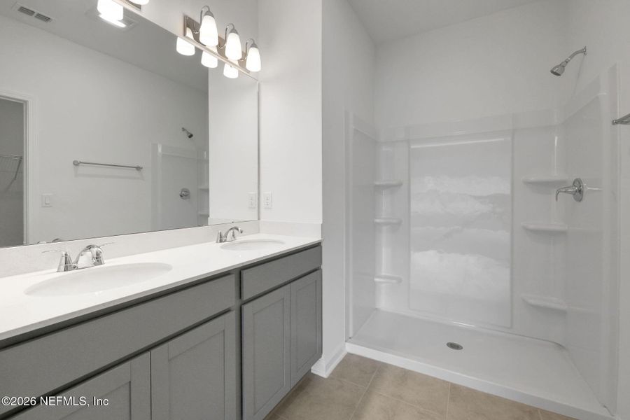Furnished interior view inside a new home in Amberly, Green Cove Springs (Image 12).